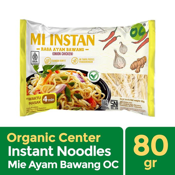 Organic Center Chicken Onion Veggie Noodles, 80gr