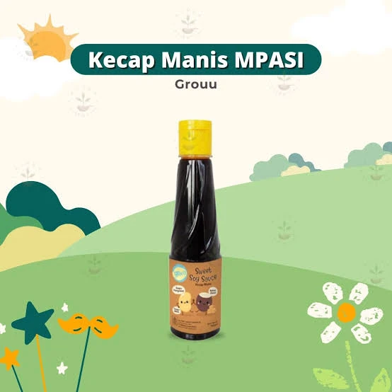 Grouu Kecap Manis MPASI (Sweet Soy Sauce), 145ml