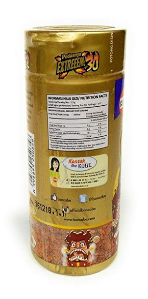 Kobe Bon Cabe (Boncabe) Sambal Tabur (Sprinkle Chili Flakes) Level 30
