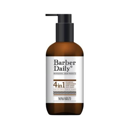 Barber Daily Shampoo, Conditioner, Face Wash, and Body Wash, 220ml
