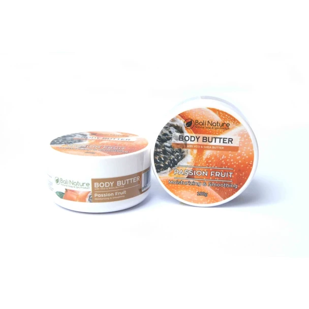 Bali Nature Body Butter Passion Fruit (Markisa) - Moisturizing & Smoothing, 100gr