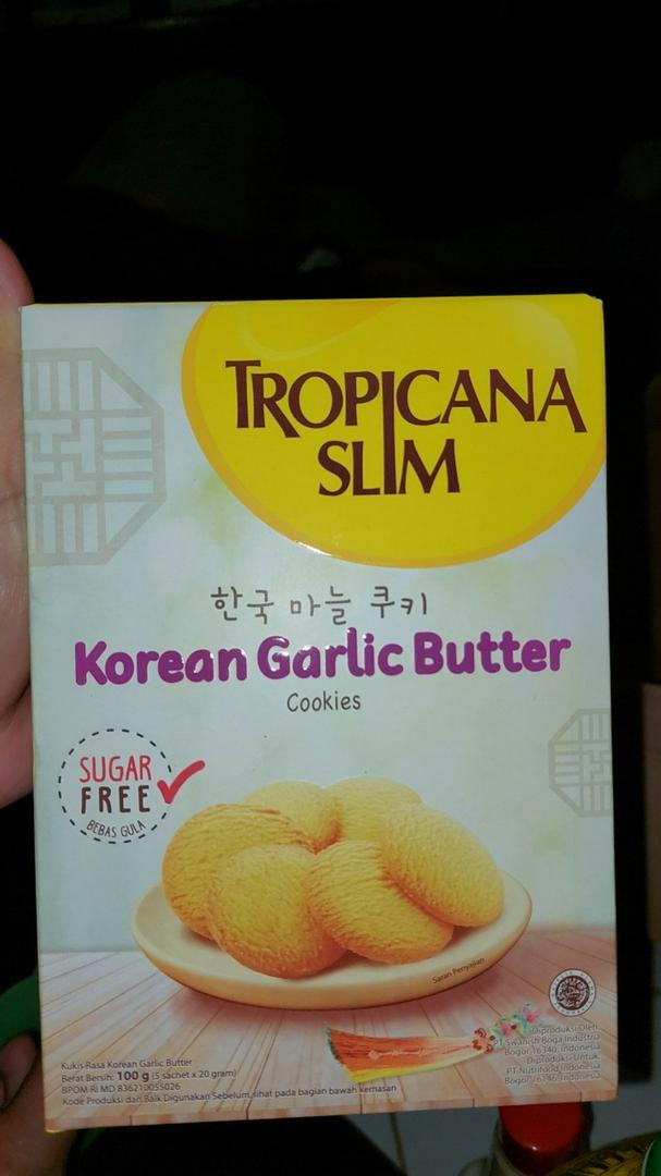 Tropicana Slim Korean Garlic Butter Cookies 100 gr