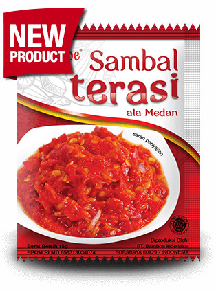 Bamboe Sambal Terasi, 70gr (10ct @15gr)