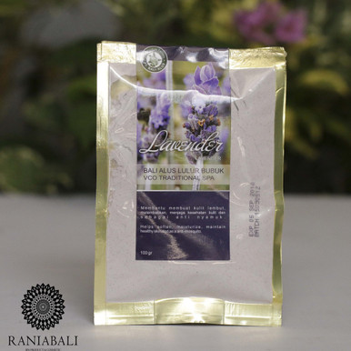Bali Alus Lulur Bubuk Lavender (Lavender Powder Scrub), 100gr
