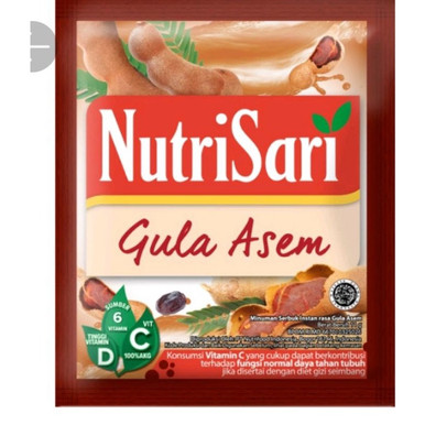 Liquid Rasa Asem NutriSari Instant Drink Rasa Gula Asem (Sugar Tamarind Flavour) @11gr ...