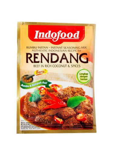 Indofood Rendang Curry Sauce 2 1 Ounce Ud Jawa Berkah Makmur