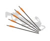 Crossbow Bolts 20" Carbon 5 pack with Field Points & Moon Nock