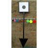 Snooker Match Metal Airgun Target by Gr8fun with 17cm Paper Target Holder