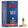 CCI .22LR Quiet-22 Subsonic 40 grain 710fps 50Rnds