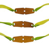 SWC Slingshot Flatbands .75 22-15 Pack of 3 Catapult Elastic Yellow/Green