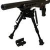 Rifle Bipod 4-7" (10-18cm) Tilting Stud Fitting with Weaver Adapter