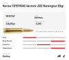 Ammo Norma Tipstrike 55gr .222 REM 20 rounds