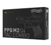 Walther PPQ M2 Q4 TAC Air Pistol Combo 4.6in Set with red dot sight CO2 .177