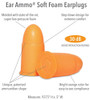 Macks Ear Ammo Keyring with 7 Pairs of Soft Foam Ear Plugs