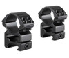Hawke Rifle Scope Match Mounts Weaver High 1 inch 2 piece