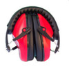 Compact Ear Defenders Red Professional Grade Earmuffs by Bisley Compact Ear Defenders Red Professional Grade Earmuffs by Bisley