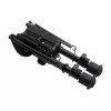 Universal Stud Bipod with Picatinny Weaver adapter 6-9" Spring Legs