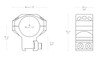 Hawke Rifle Scope Tactical Match Mounts 9-11mm High 30mm 2 piece