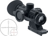 Immersive Optics 10x24 Prismatic Rifle Scope Mildot with MOA Adjustable Mounts