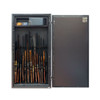 Burton Safes Warden LFS Gun Safe 14 Rifles with Key Entry and Locking Top Box