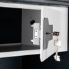 Burton Safes Gamekeeper Gold Gun Safe Cabinet for 9 Rifles with Electronic Entry