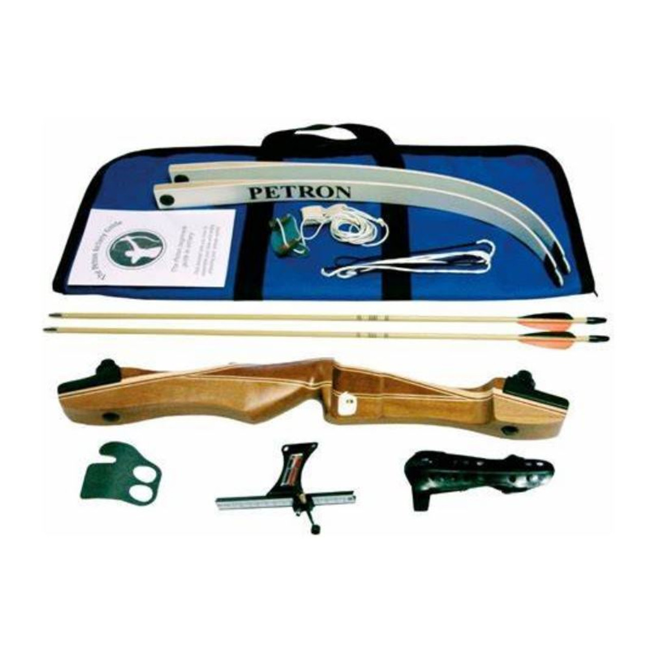 Petron S1 Take Down Recurve Bow Kit Strong Wooden Handle with String