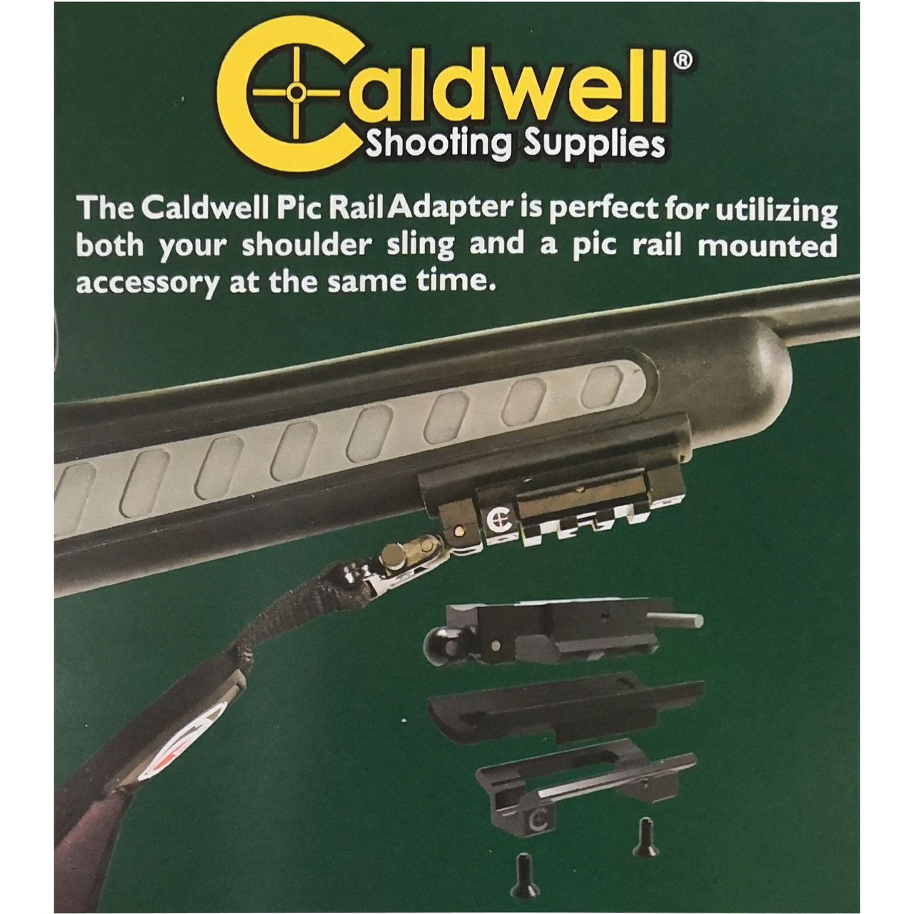Caldwell Sling Stud to Picatinny Rail Adapter Converter