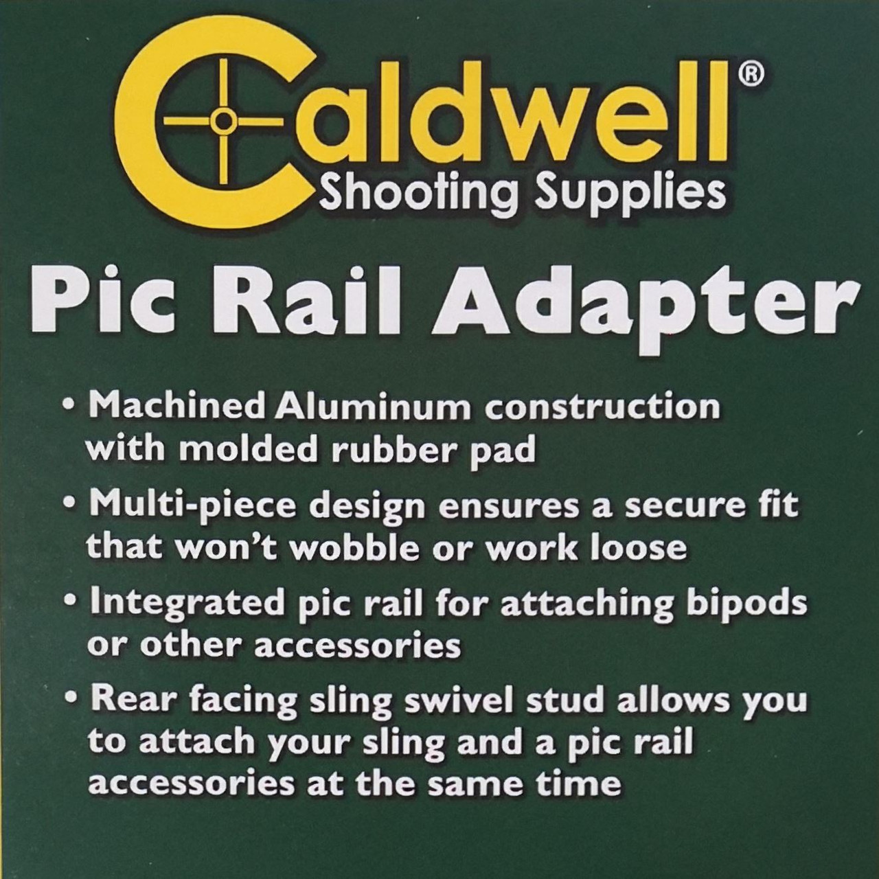 Caldwell Sling Stud to Picatinny Rail Adapter Converter