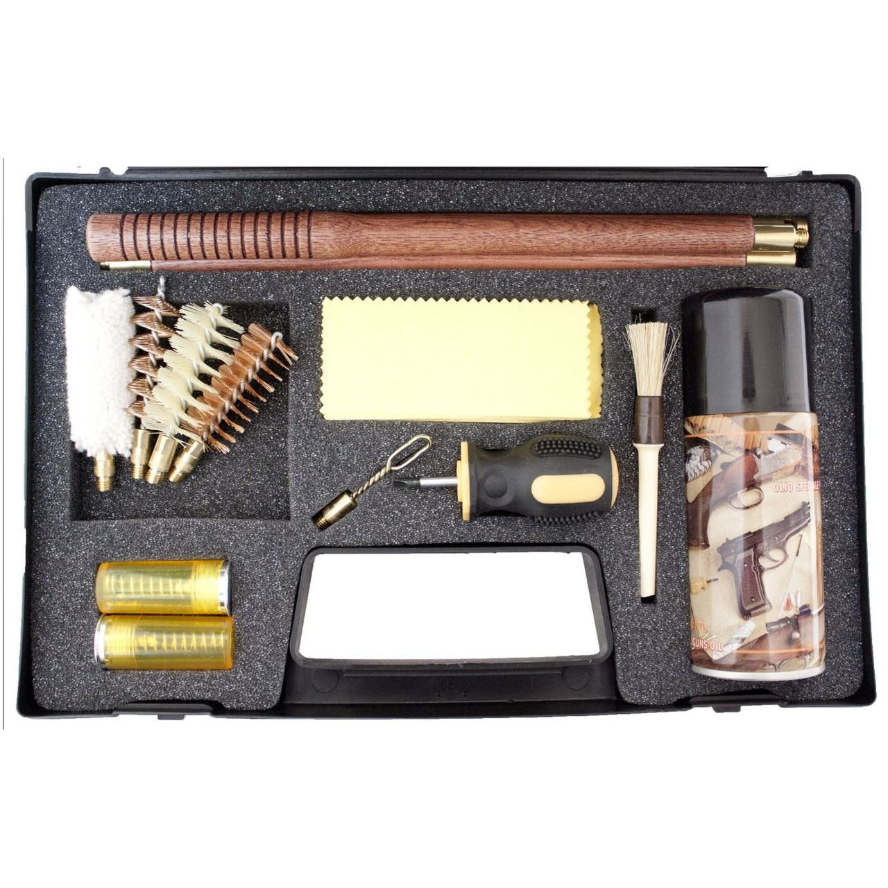 Comprehensive Shotgun Cleaning Kit 12 Gauge with Snap caps