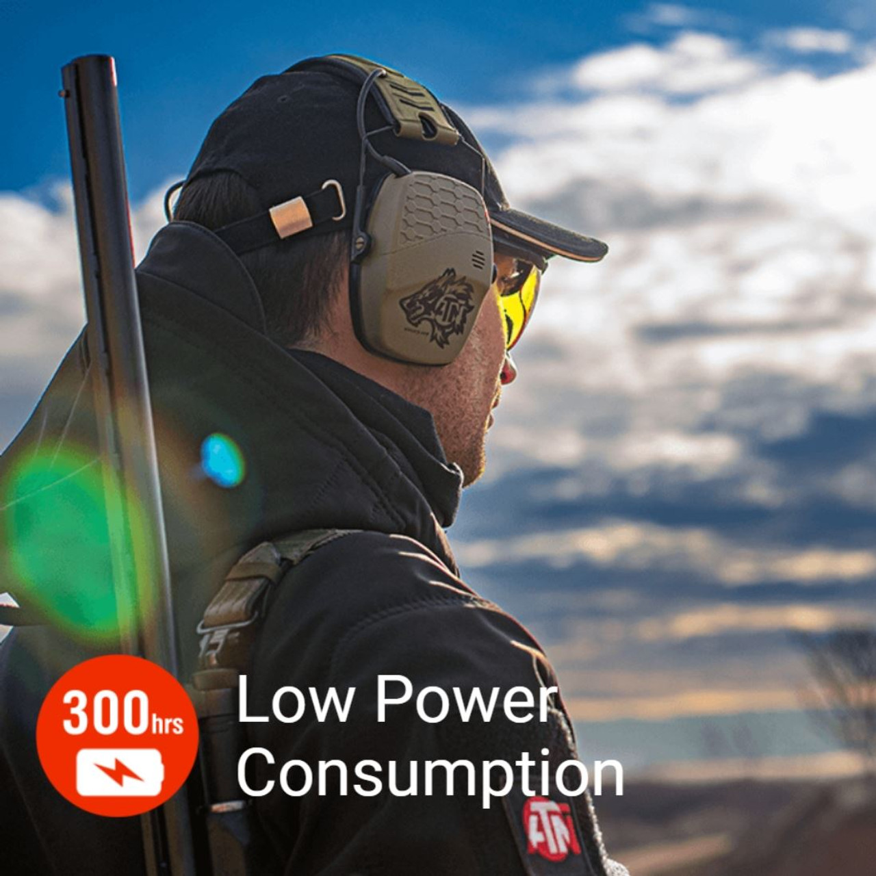 ATN X-Sound Electronic Hearing Protection Ear Defenders w/ bluetooth