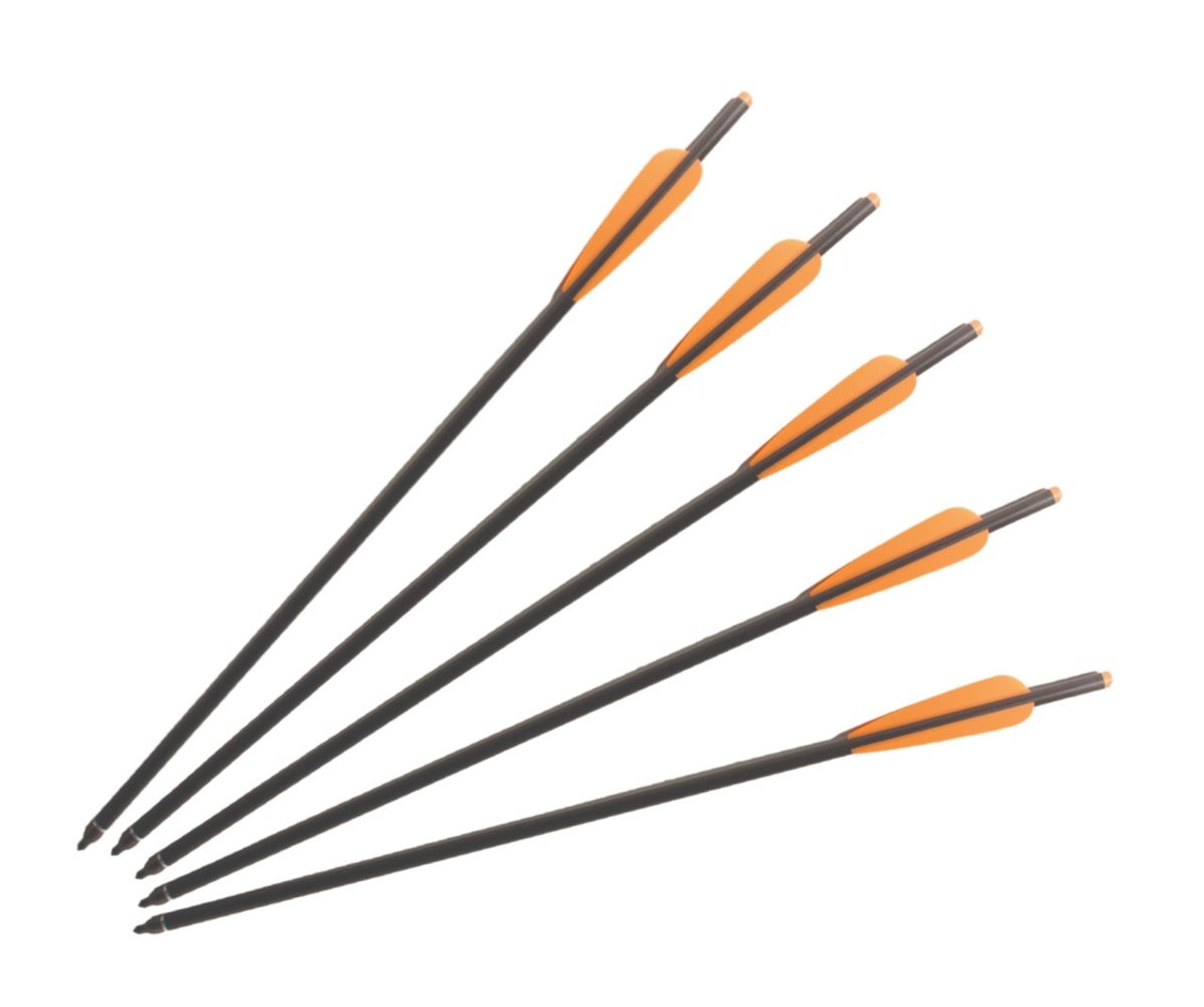 Crossbow Bolts 20" Carbon 5 pack with Field Points & Moon Nock