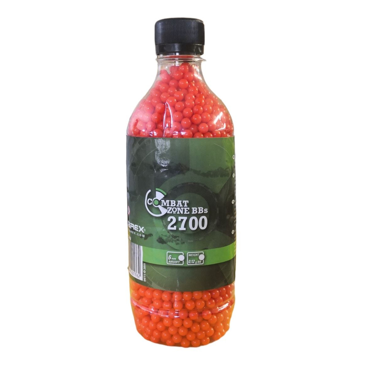 Umarex Combat Zone Airsoft Plastic BBs 0.12g Bottle of 2,700