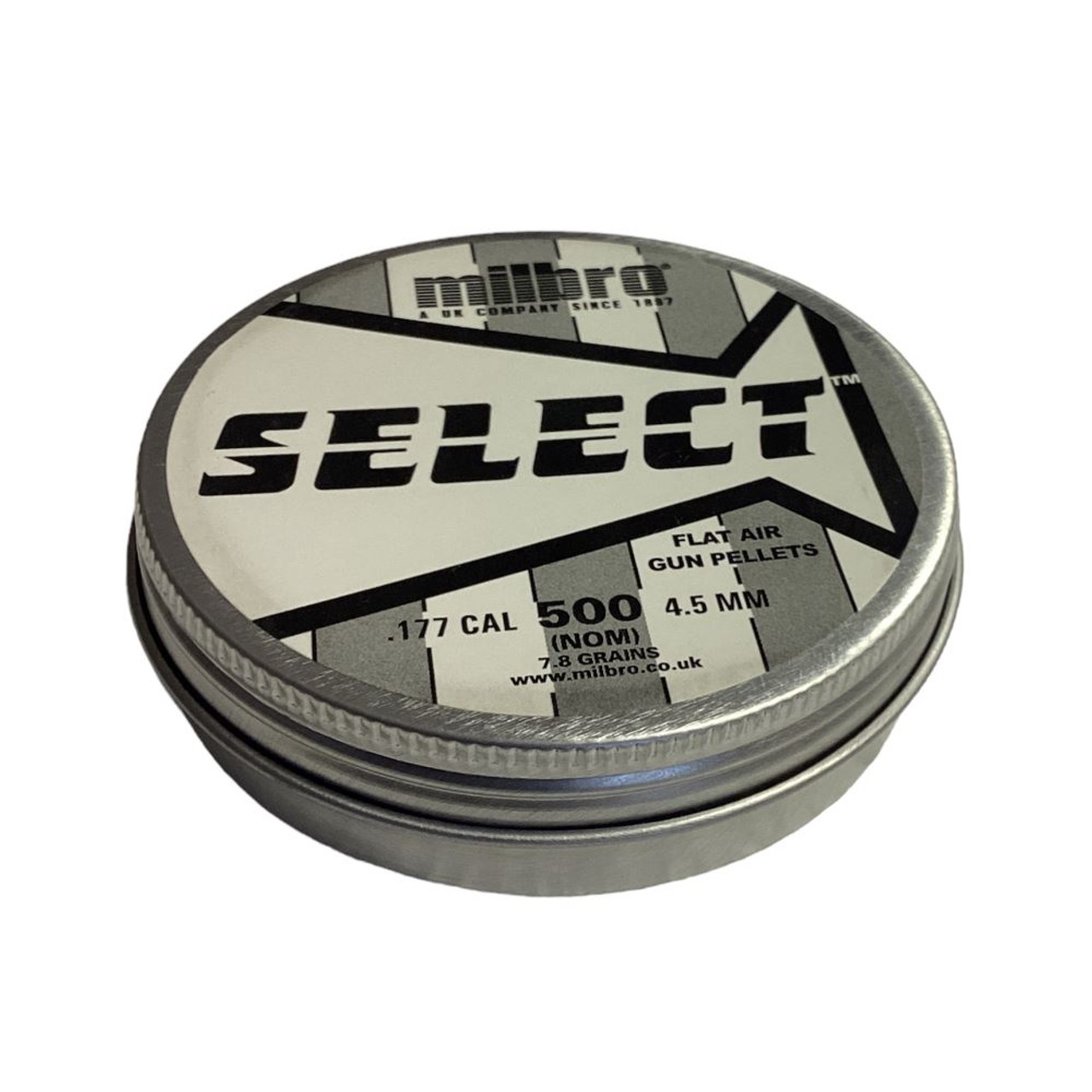 Select .177 (4.5mm) Pellets Tin of 500