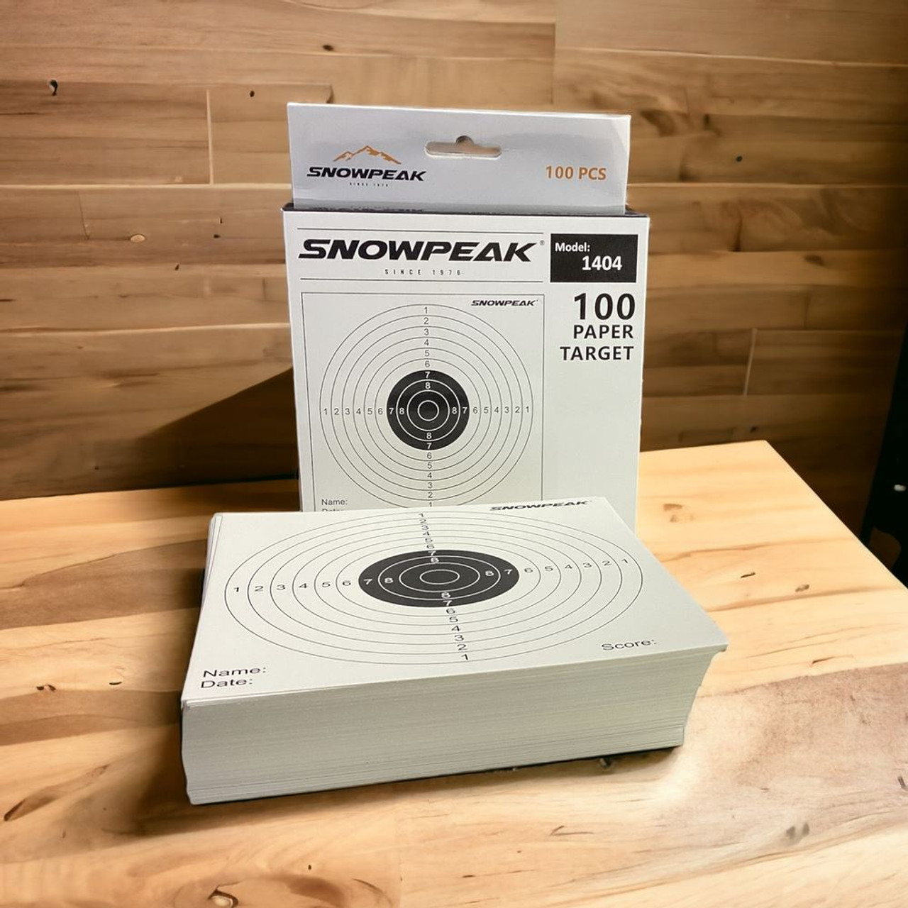 1404 Paper Target 100 Pack 14cm Single Target Design