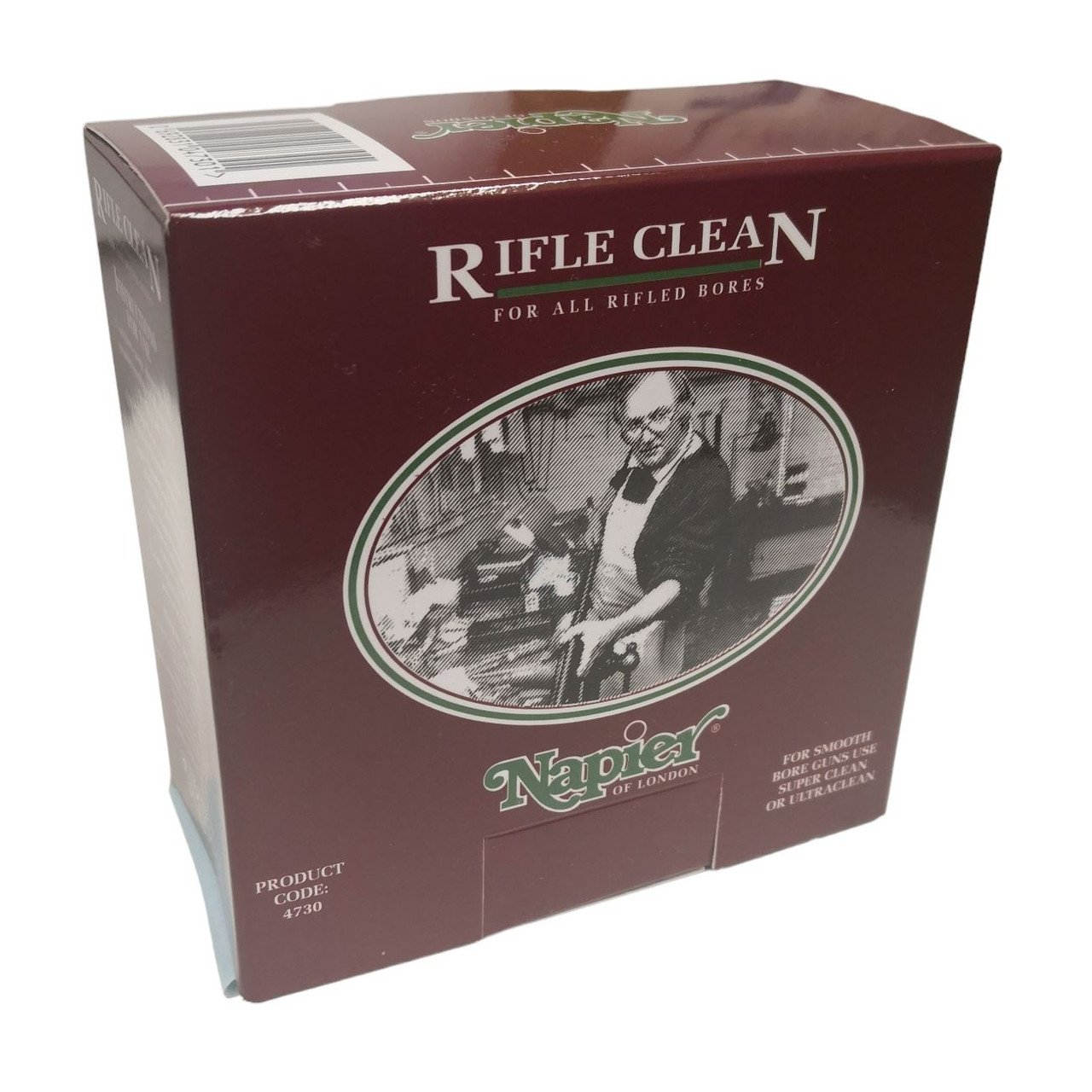 Napier Rifle Clean Cleaning Patches Boxed 14 Metre Roll