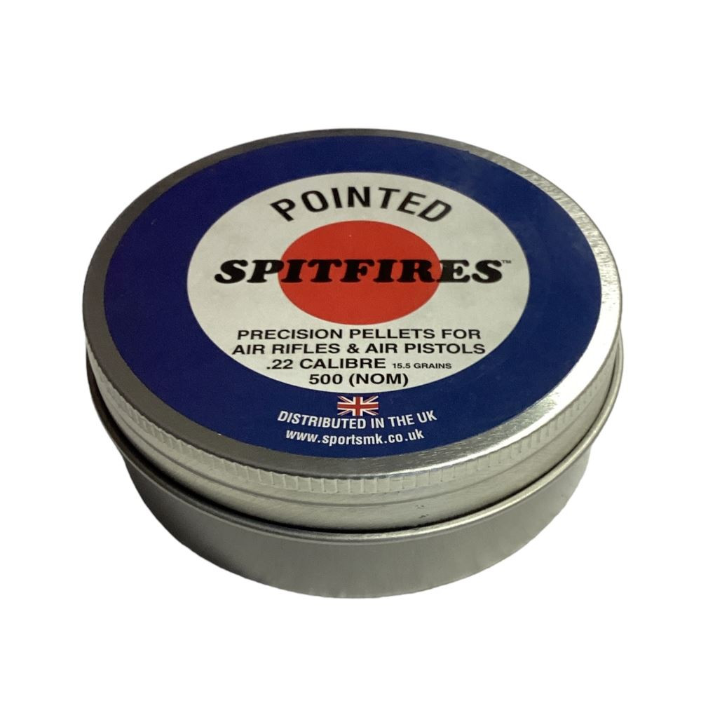 SMK Spitfire Pointed Pellets .22 Tin of 500