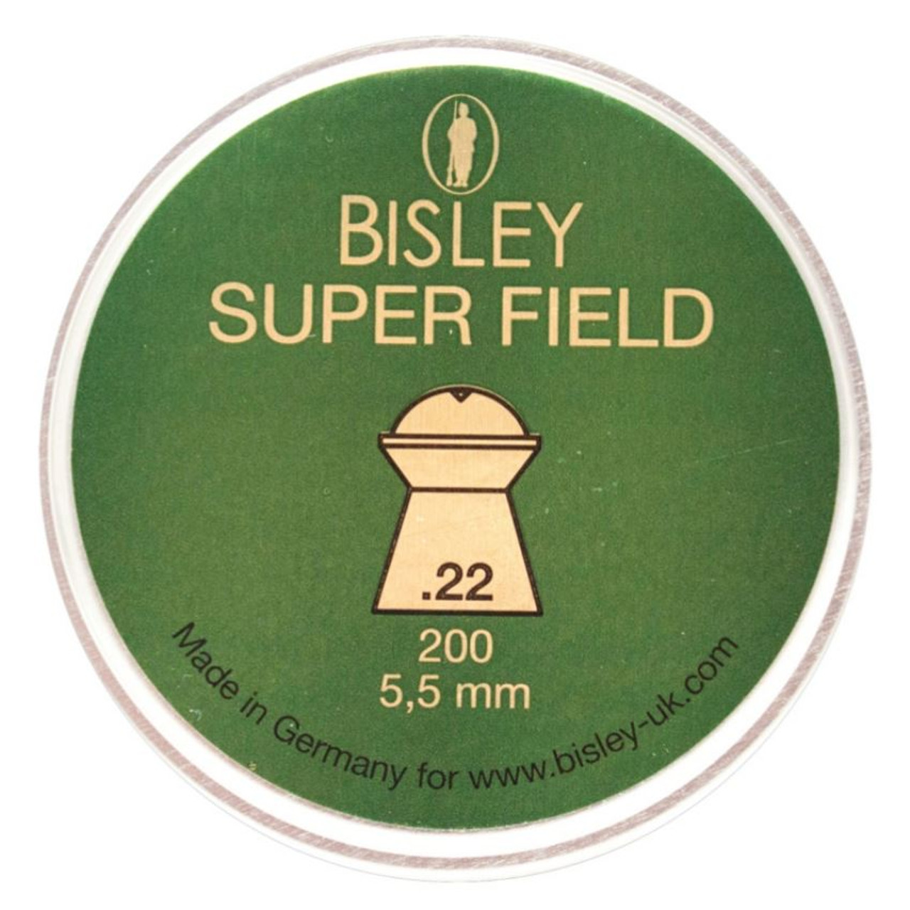 Bisley Super Field Pellets .22 5.5 Airgun Pellets Tin of 200