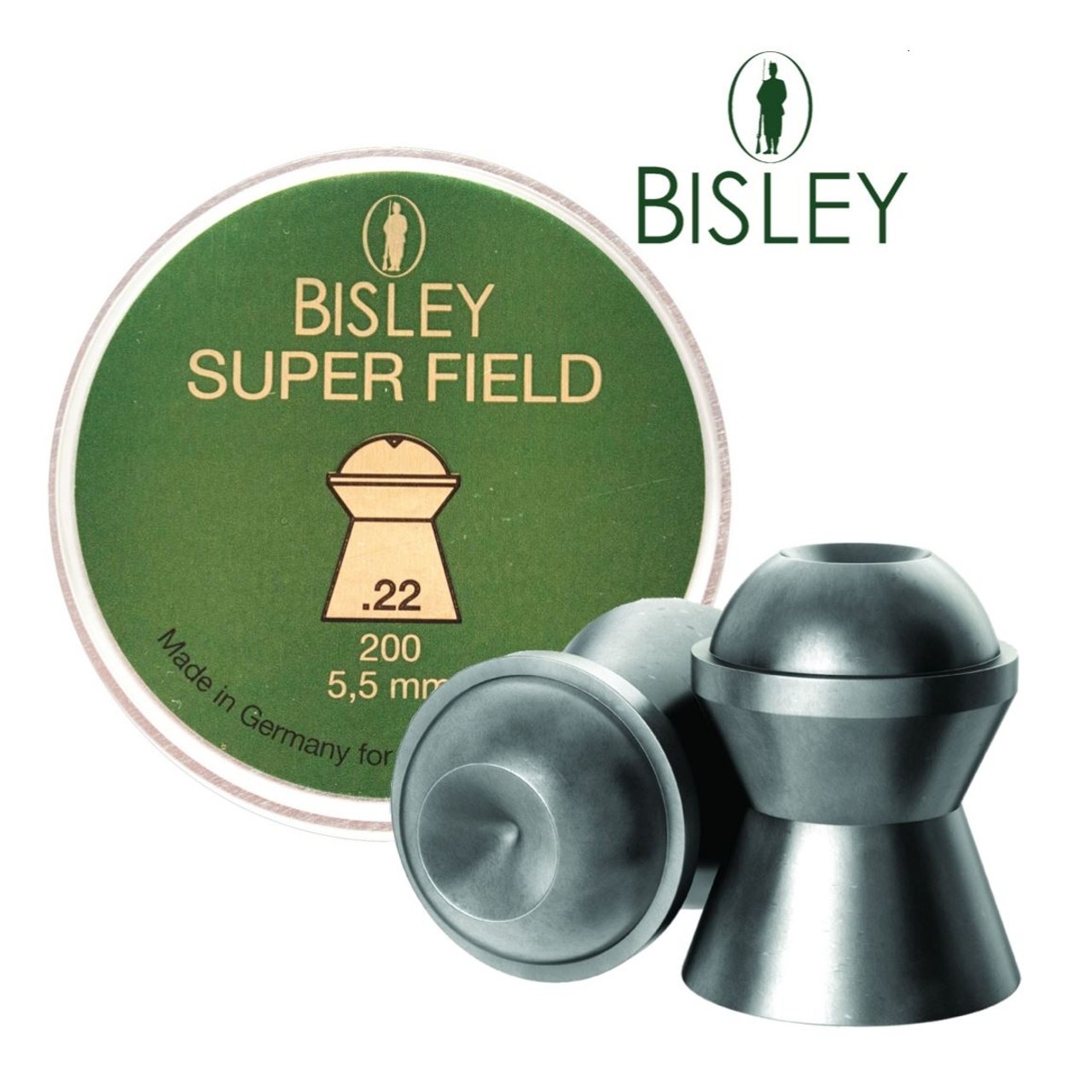 Bisley Super Field Pellets .22 5.5 Airgun Pellets Tin of 200