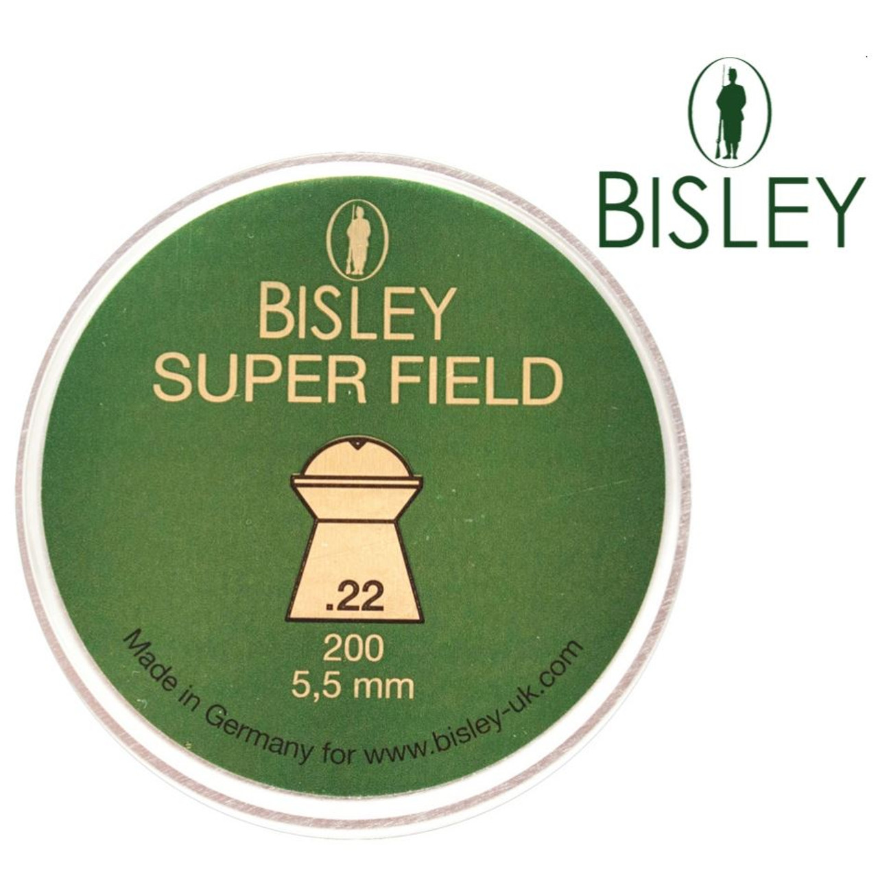 Bisley Super Field Pellets .22 5.5 Airgun Pellets Tin of 200