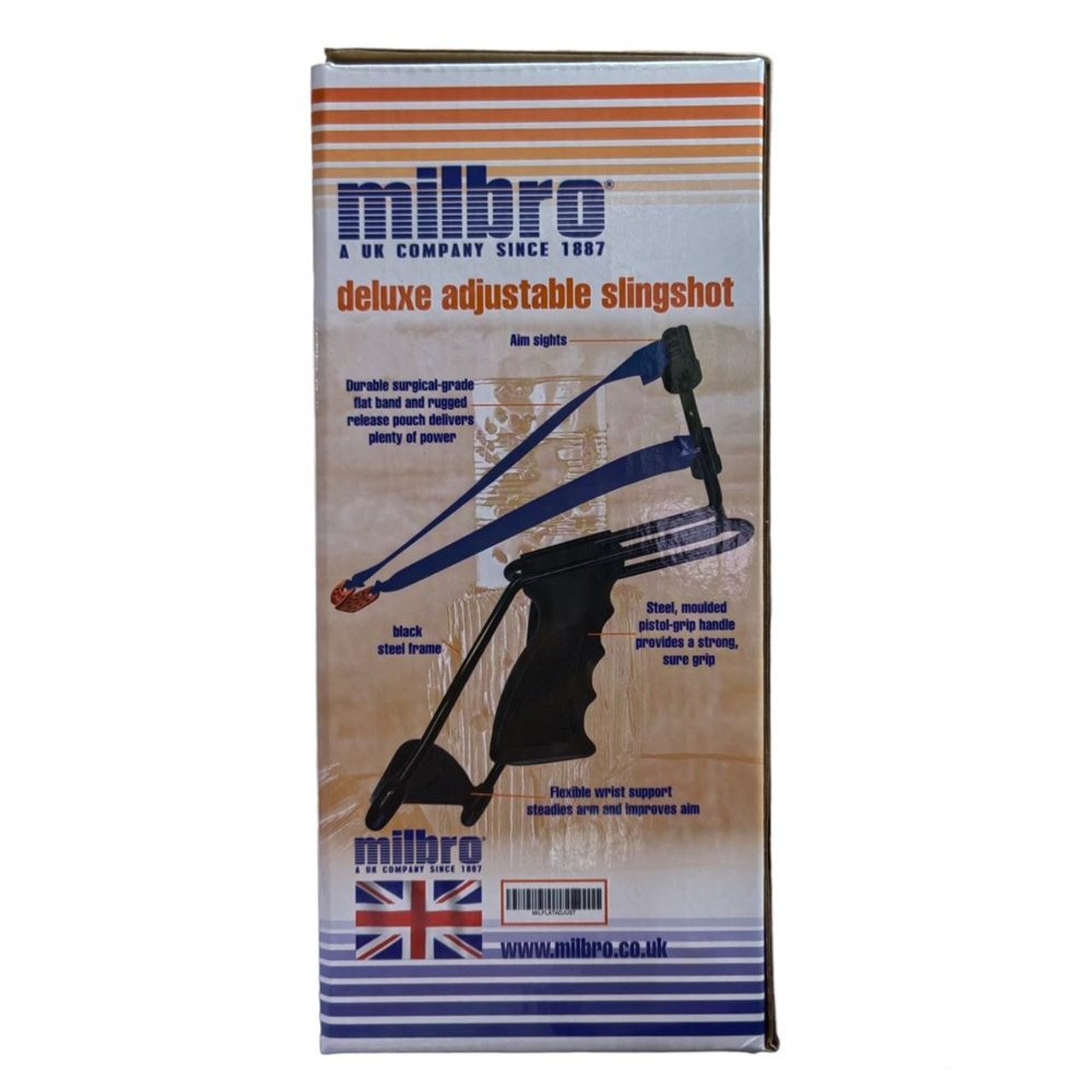 Milbro Flat Elastic Adjustable Slingshot P51W