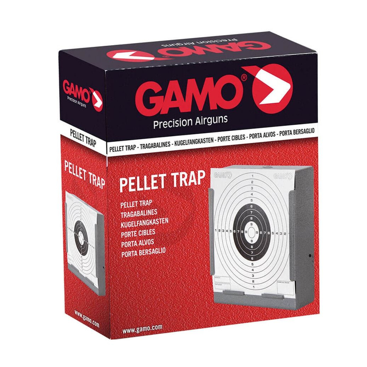 Gamo Flat 14cm Metal Pellet Trap with stand