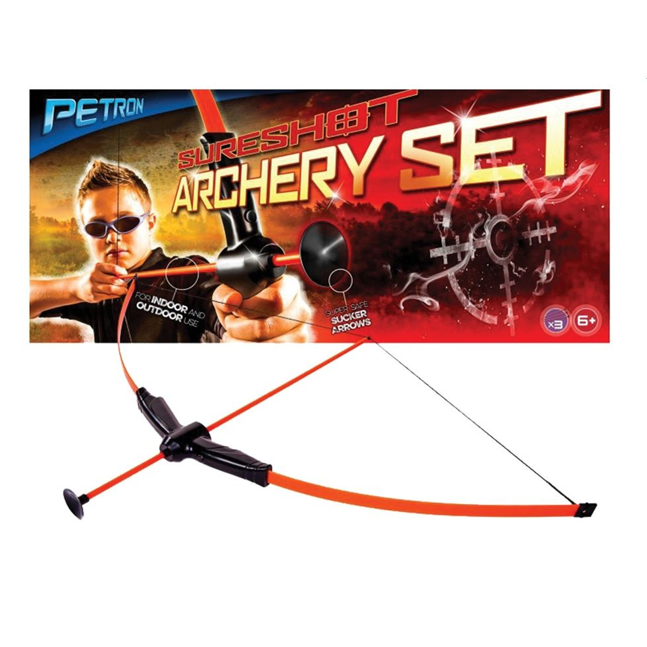 Sureshot Archery Set with 3x Sucker Tip Arrows