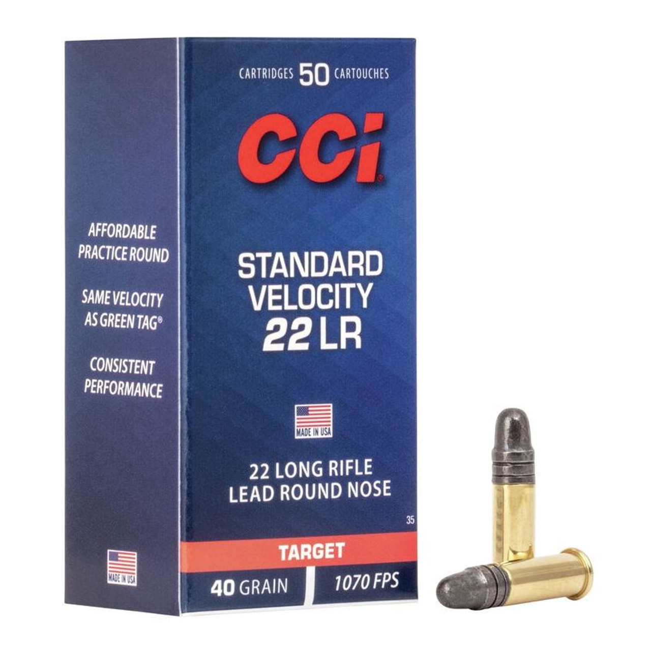 CCi .22 LR Standard Velocity Solid 40gr 50 Rounds