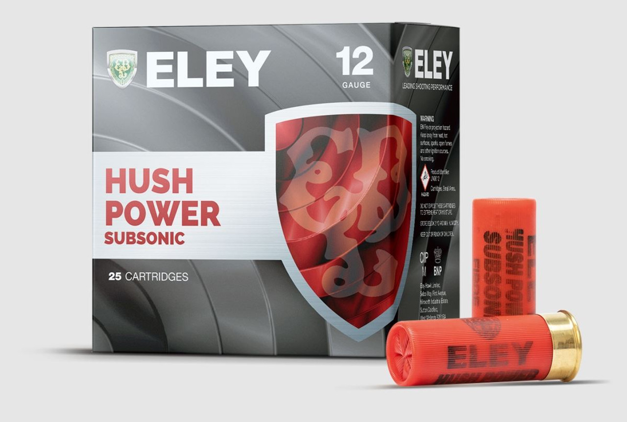 Eley HushPower Subsonic 12G 28g Fibre 7.5 per Box of 25