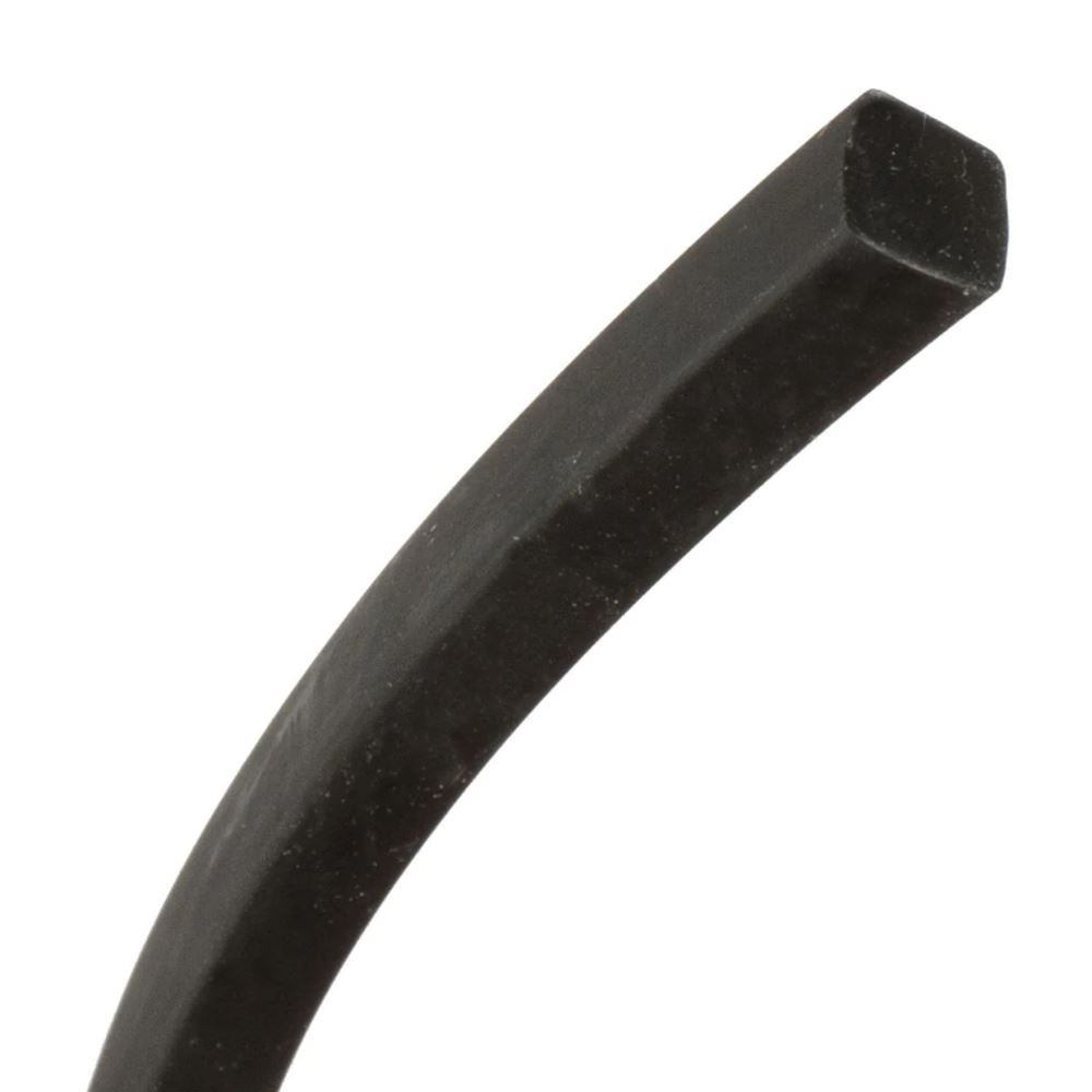 Slingshot 7mm Black Rubber per 1m length
