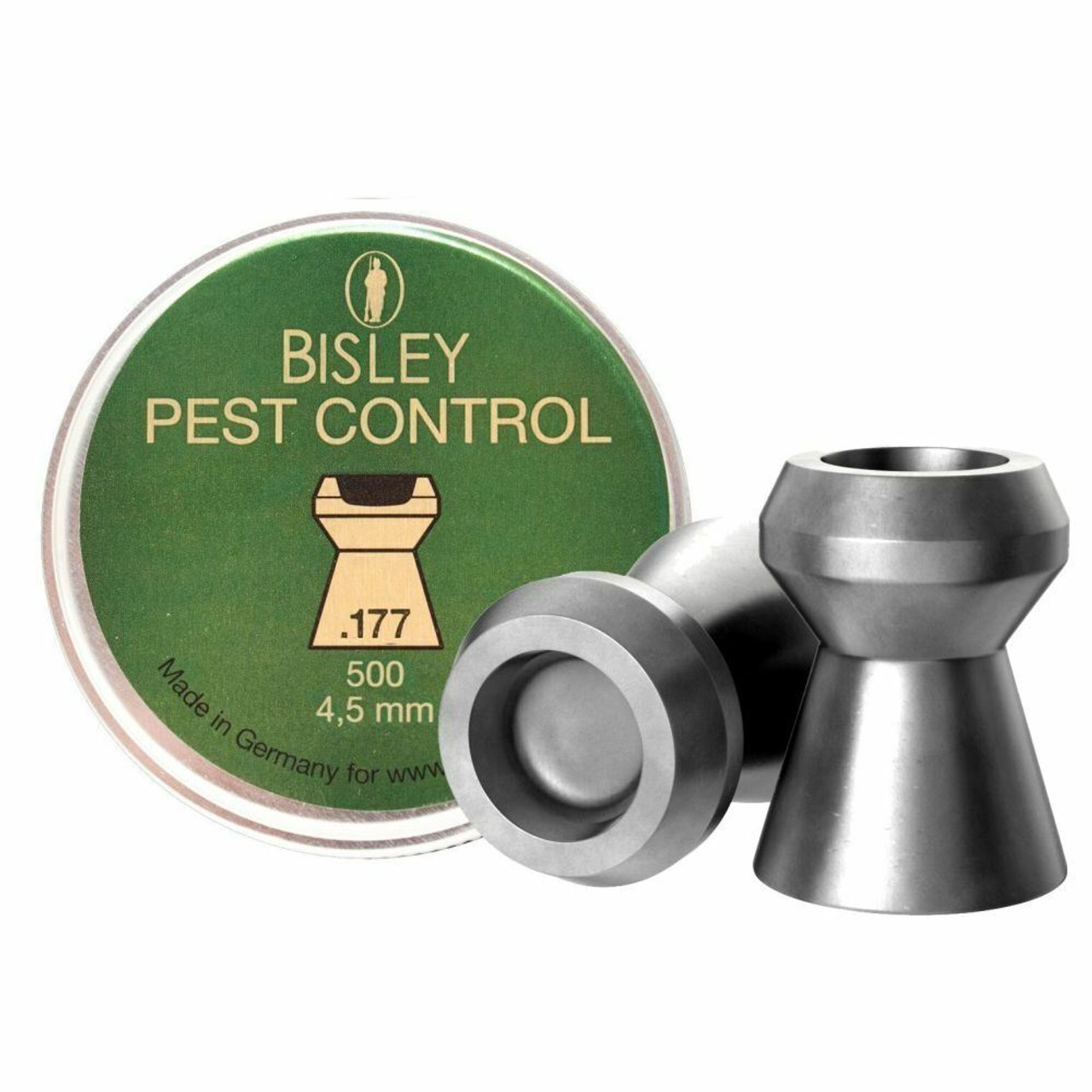 Bisley Pest Control Pellets .177 4.5 Airgun Pellets Tin of 400