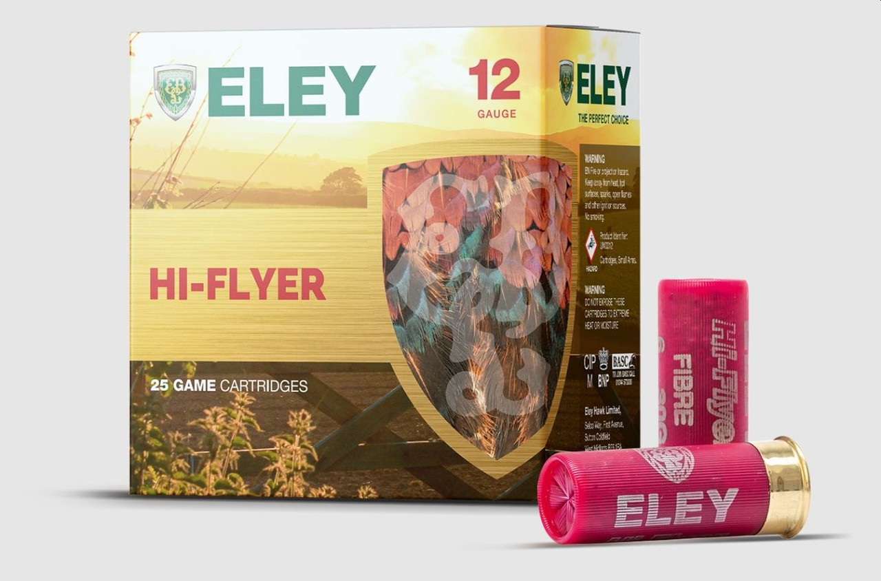 Eley Hi-Flyer 12G 28g Fibre 6 per Box of 25