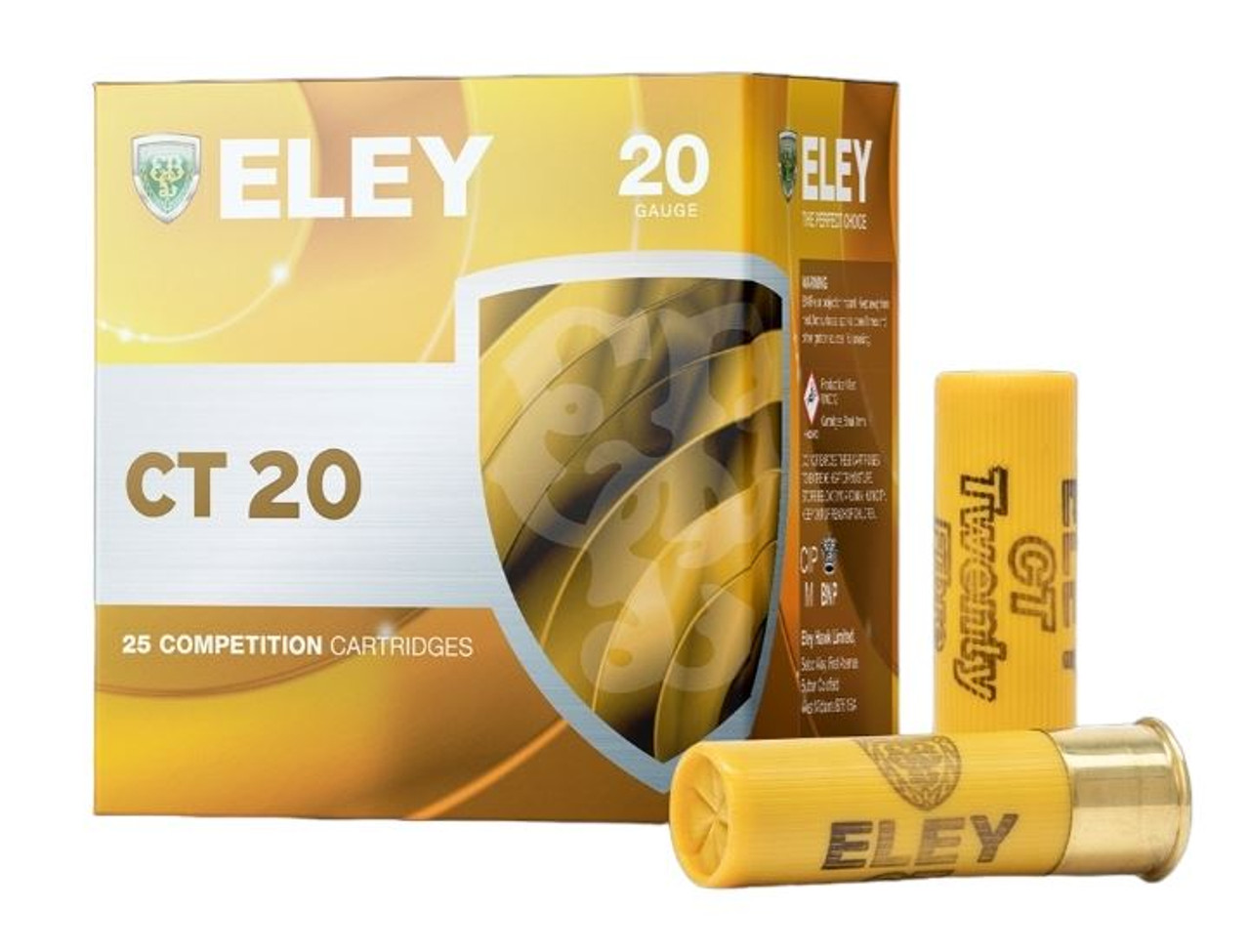 Eley CT 20 20G 24g 7.5 shot Fibre per Box of 25