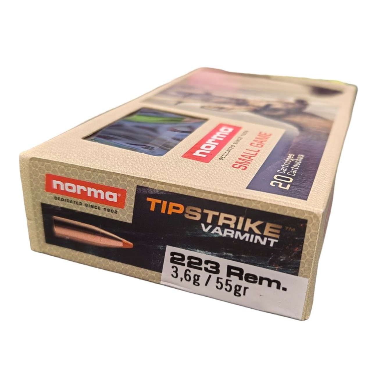 Ammo Norma Tipstrike 55gr .223 REM 20 rounds