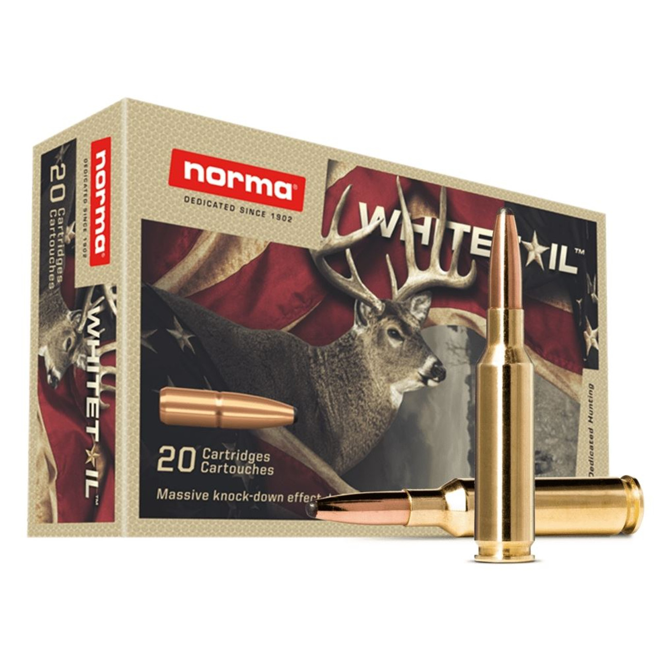 Ammo Norma Whitetail 140gr 6.5 CR 20 rounds